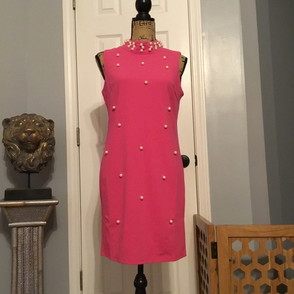 Pearl Shift Dress  1 Medium Left - Picture 5 of 6